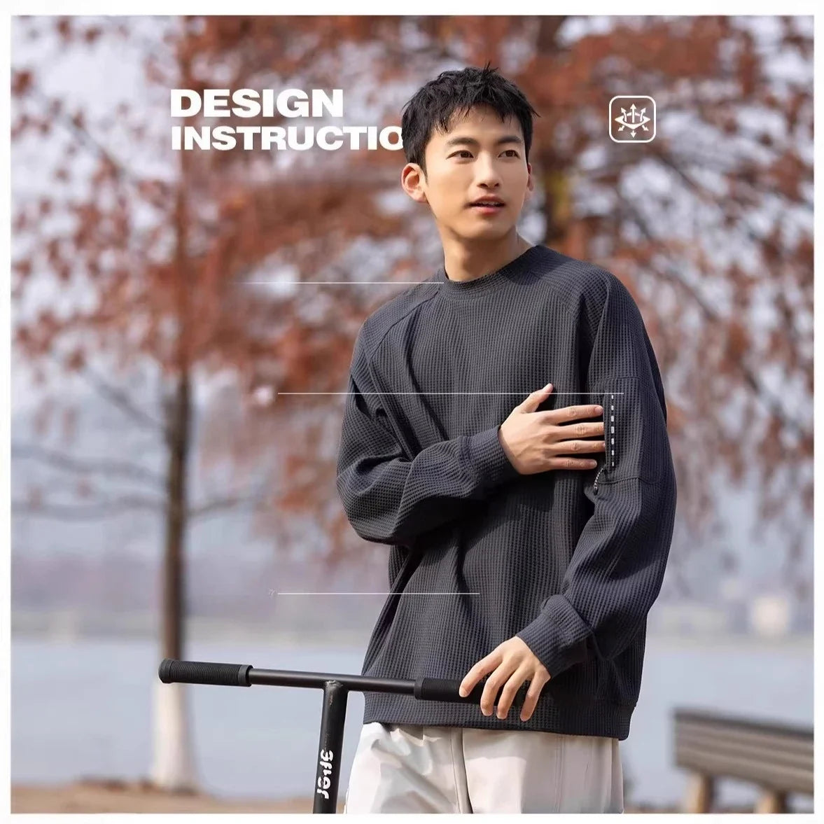 Outdoor Series: Classic Crew Neck T-Shirt with Moisture-Wicking, Quick-Drying & Antibacterial Tech for All-Weather Commute