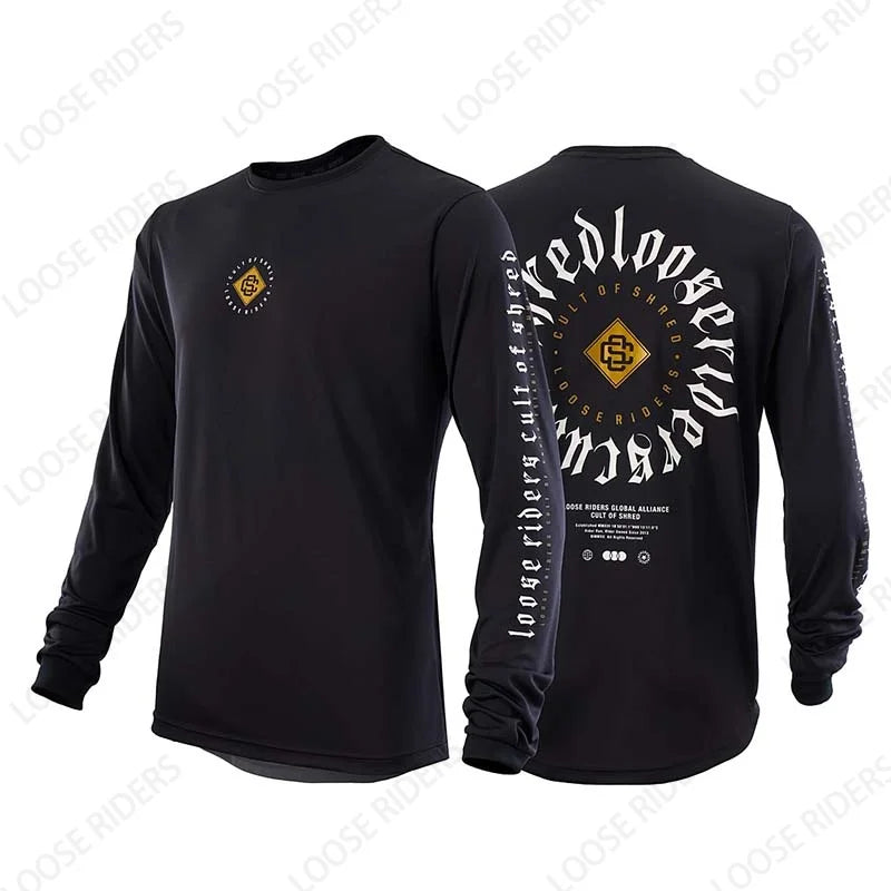 Loose Riders Men's Mountain Bike MTB Shirts Motocross Downhill Enduro BMX Racing MX Jerseys Ciclismo Bike Clothing Custom