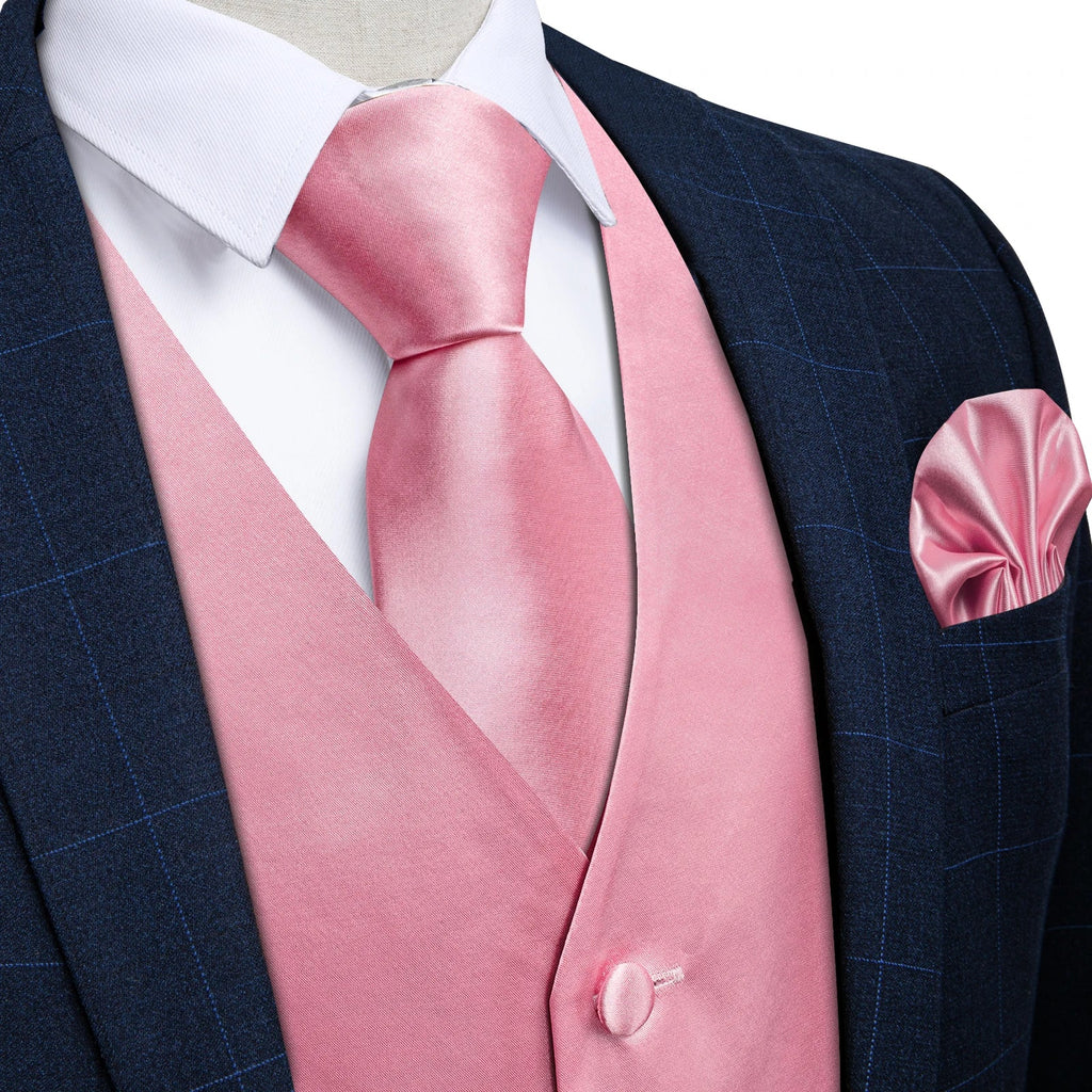 Wedding Party Green Men's Vest Shirt Accessories Fashion chaleco hombre for Man Four Seasons Wear Wholesale Necktie Handkerchief
