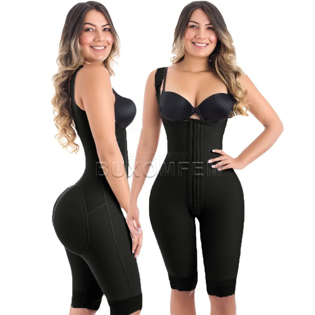 Fajas Compression Fabric Abdominal Control Adjustable Shoulder Straps Girdles Buttock Lift System Hip Shapewear Ladies Bodysuits