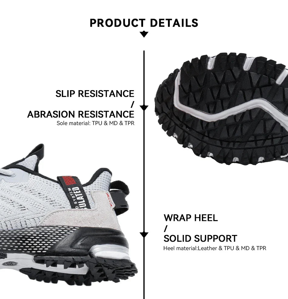 Running Shoes For Men Lightweight Sneakers Man Designer Mesh Sneaker Lace-Up Male Breathable Sports Tennis Shoe