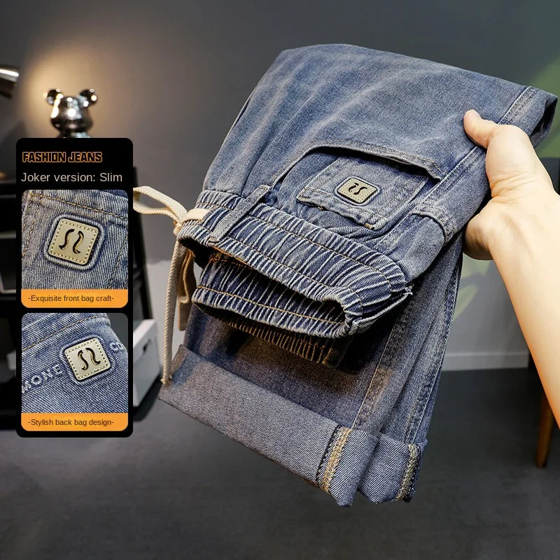 Men's Loose Straight Leg Jeans 2026 New Style Casual Comfortable Men's Denim Trousers Fashionable Male Fashion