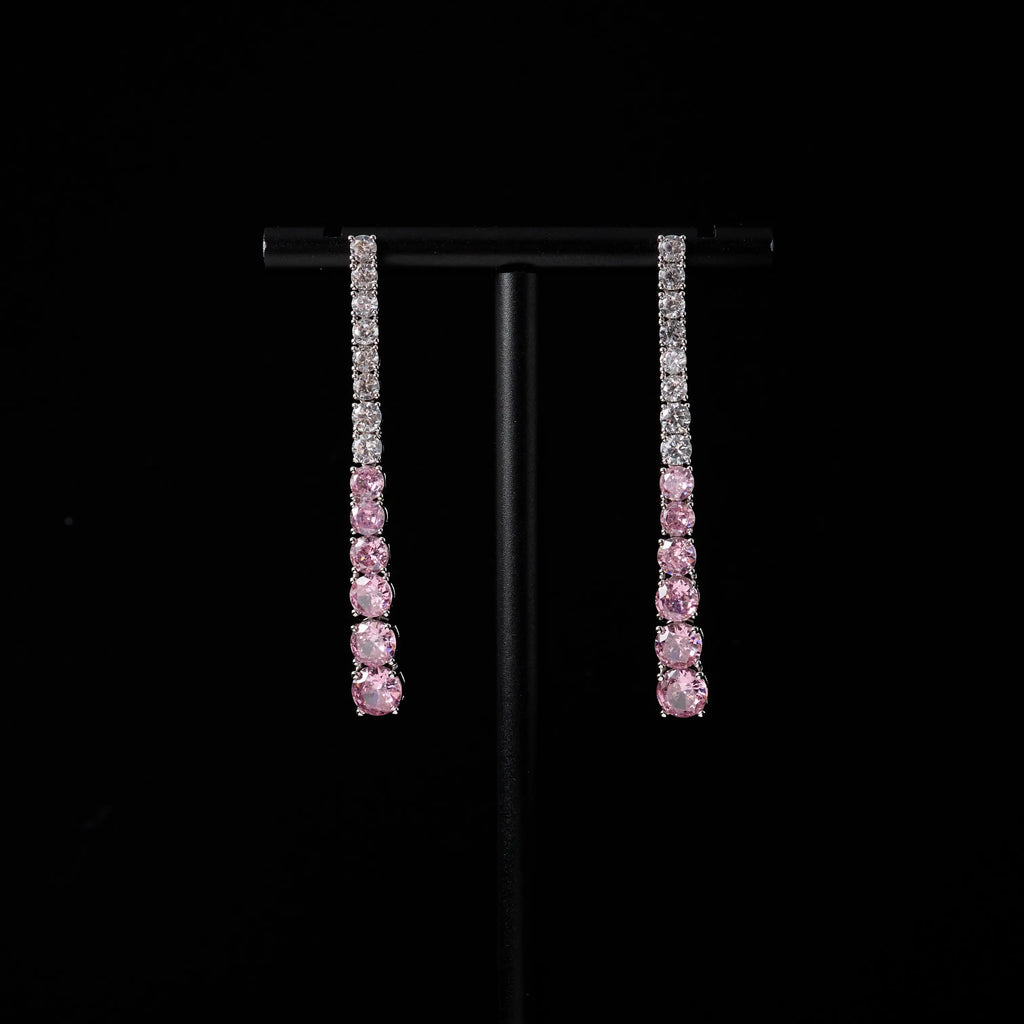 Trendy Jewelry Set for Women Layer Tennis chain Necklace Set Cubic Zircon Wedding Engagement Jewellery Accessories