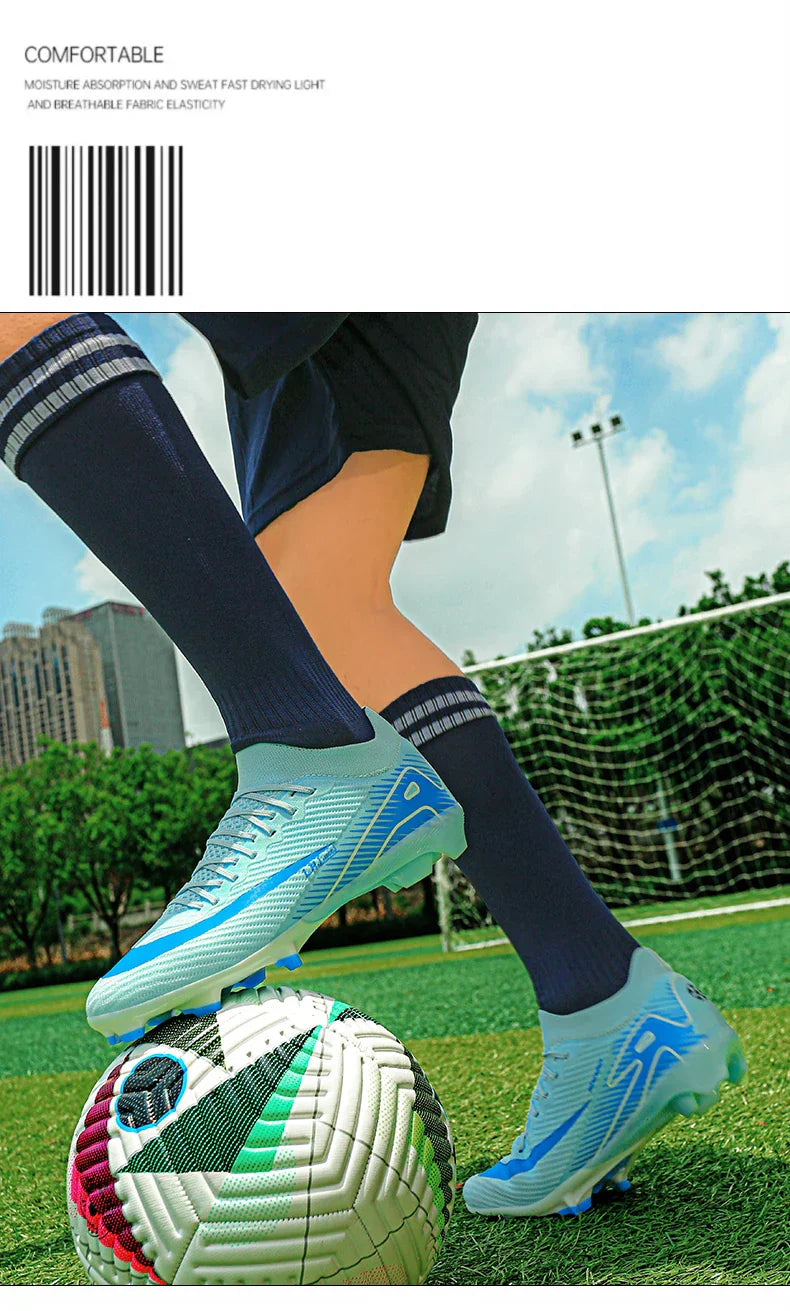 New Men's Football Boots Training FG Top Quality Non-Slip Soccer Shoes Cleats Sneakers Wholesale Drop Shipping Unisex Adult