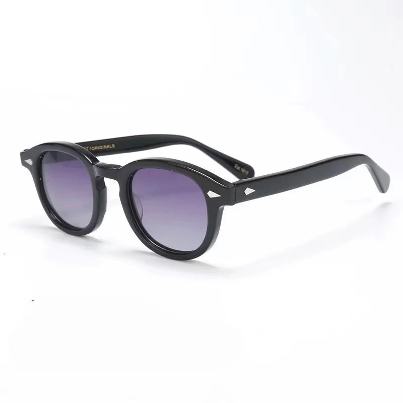 Authentic Johnny Depp LEMTOSH UV400 Driving Anti-Glare Men Women Sun Glasses Popular Square Acetate Frames Male Couple Eyewear