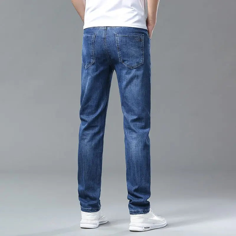 Men's New Fashion Business Jeans for Autumn and Winter  Classic Style Casual Stretch Slim Jeans  Men's Brand Jeans Jeans Pants