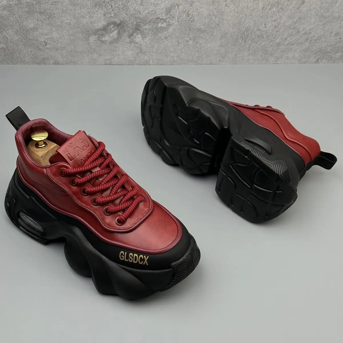 Designer Style Men Shoes 2025 Autumn Fashion Comfortable Men's Thick Platform Sneakers Casual Shoes Sports Trainers Tenis