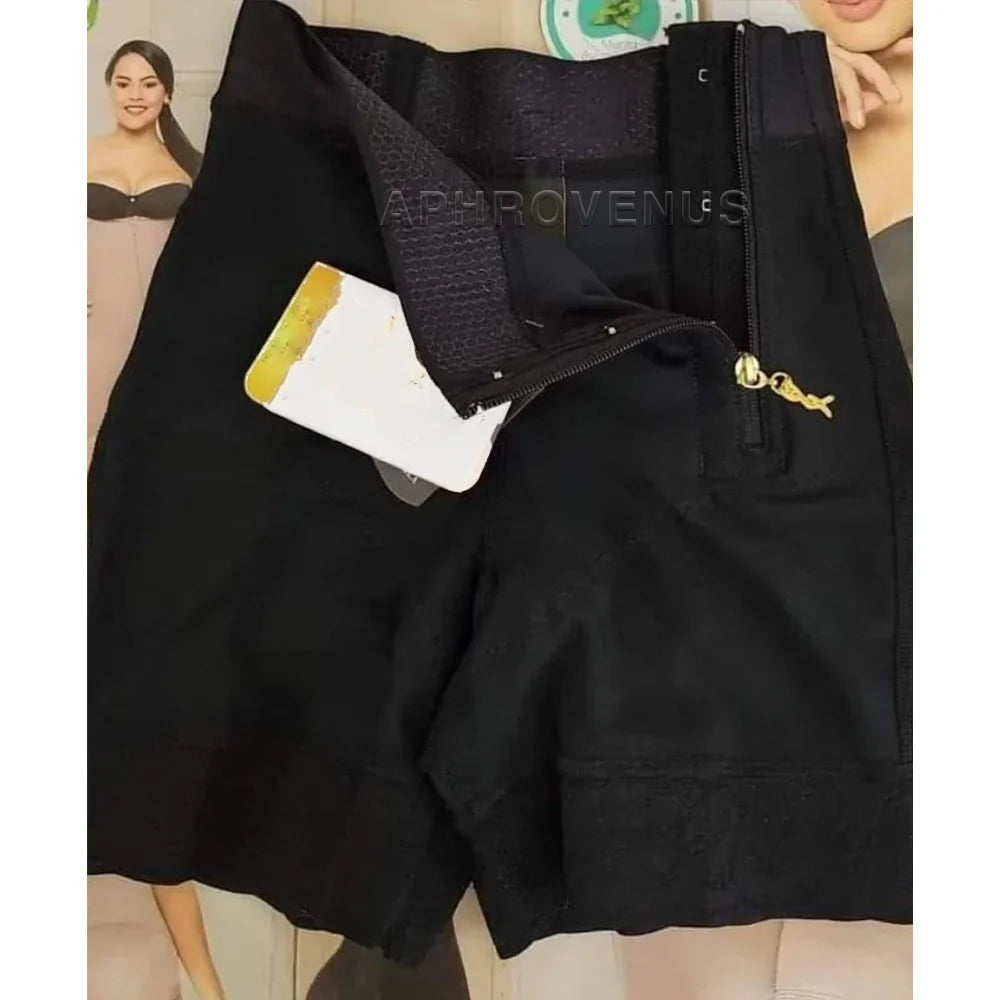 Fajas Colombianas Women Tummy Control Underwear Shorts Shapewear Butt Lifter Panties High-Waisted Body Shaper with Side Zipper