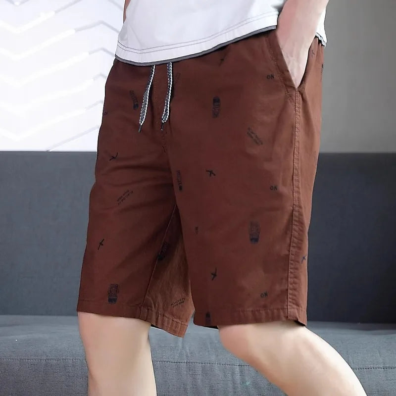 Mens Cotton Shorts Sport Casual Shorts Men's Light Weight Running Shorts Gym Cool Breathable Shorts