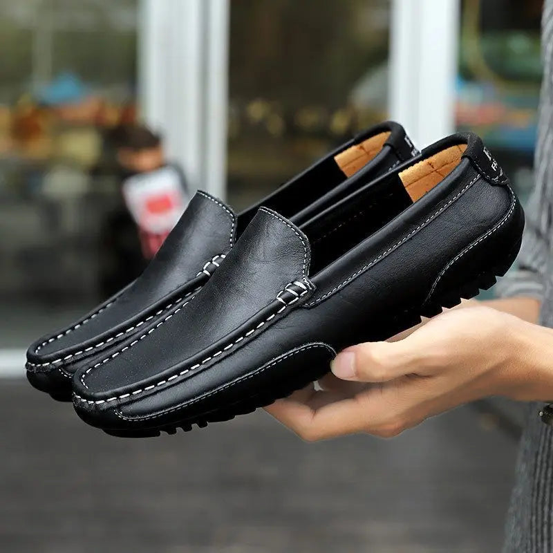 Men's Casual Leather Wedding Shoes – Comfortable Formal Wear EU 40–47
