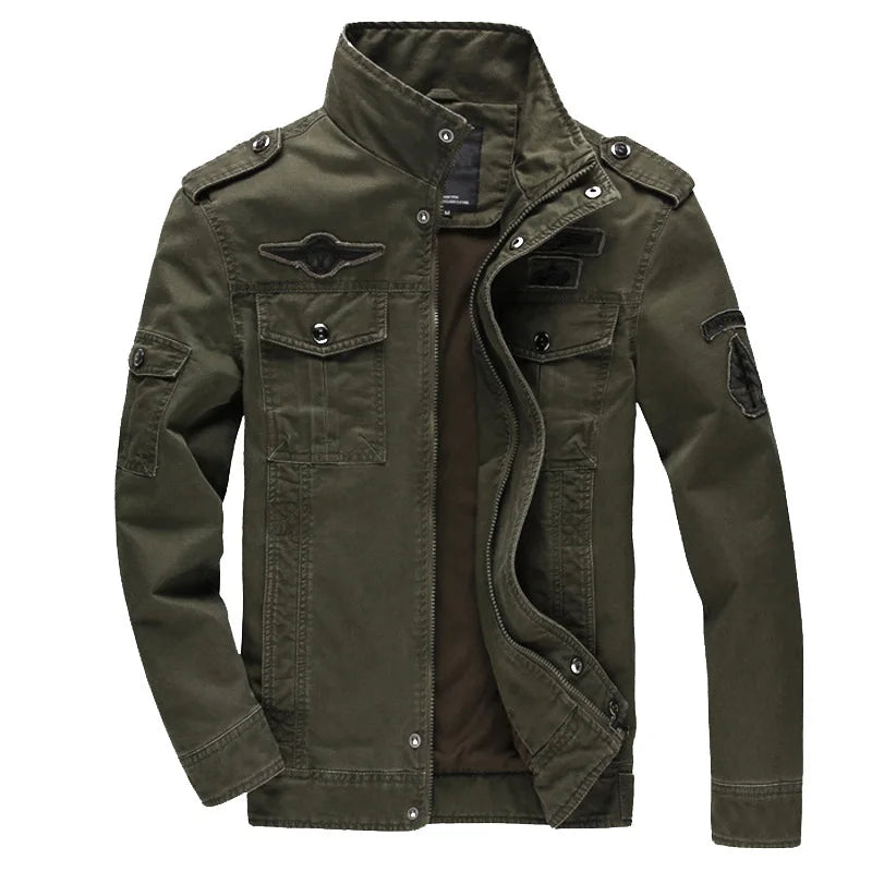 Men's Jacket Coat Casual Cotton Outdoor Quality Cotton Outwear Design Male Autumn Jacket