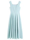 2026 Summer Women's Polka Dot Print Sleeveless Lightweight Dress - French Vintage Charm for Daily and Vacation Wear