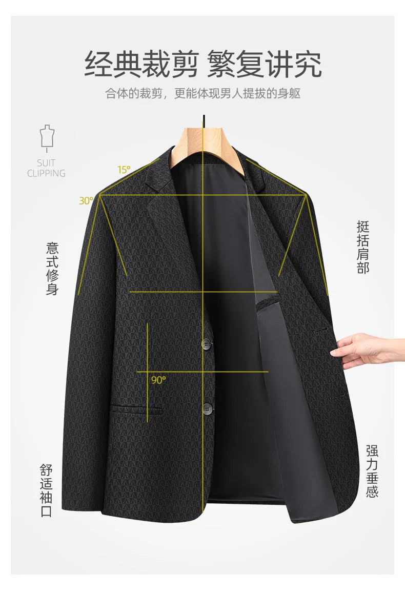 10 Colors Men's Casual Blazer 2026 Spring New Comfortable Single Breasted Suit Jacket for Men