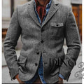 Hot Sale Men's Herringbone Jacket Slim Fit Single Breasted Man Suits Men's Suit Casual Blazers Male Coat With 3 Pockets
