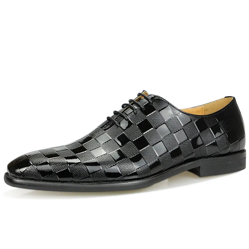 Fashion New High Quality Genuine Leather Shoes Men's Black Formal Dress Wedding Footwear Gentleman Style Loafers Handmade
