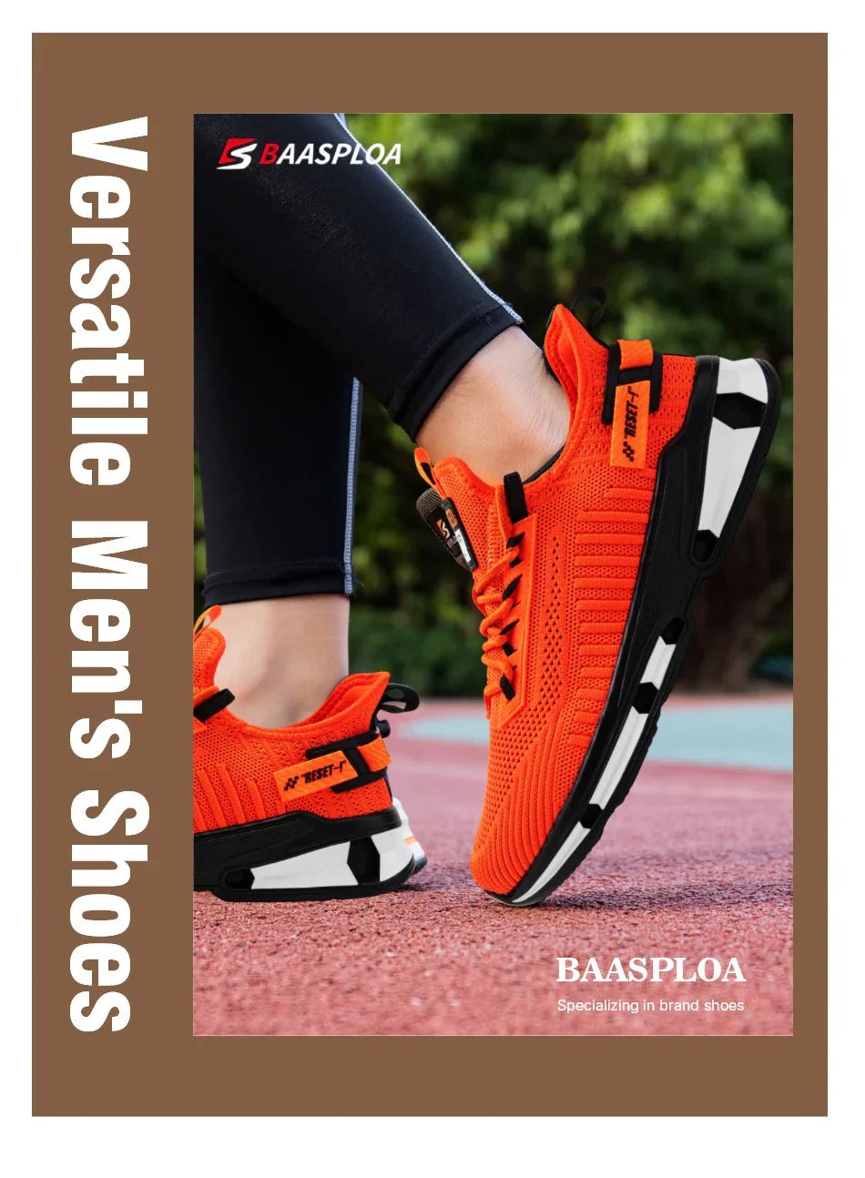 Lightweight Running Shoes For Men Casual Men's Designer Mesh Sneakers Lace-Up Male Outdoor Sports Walking Shoes