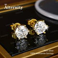 GRA Certificate Promotion 100% Moissanite Earrings for Women Pass Diamond Test Pen Ear Studs 925 Sterling Silver Fine Jewelry