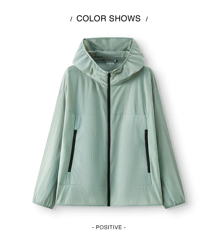 Sun Protection Jacket Men Lightweight Cool Feeling Triple Protection Hooded Top 2025 New Summer Jacket for Outdoor
