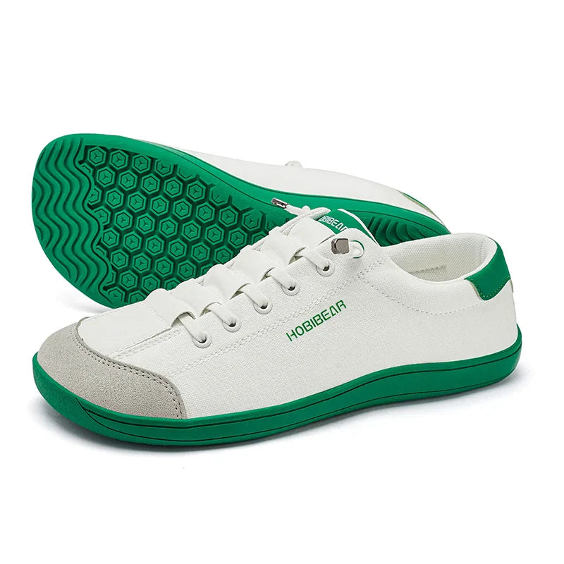 Womens Mens Barefoot Shoes | Zero Drop | Wide Toe Casual Canvas Sneakers Minimalist Walking Shoes