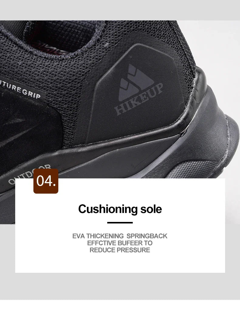 Hiking Shoes for Men Outdoor Sports Camping Hunting Walking Shoe Suede Genuine Leather Breathable Sneaker Non-slip