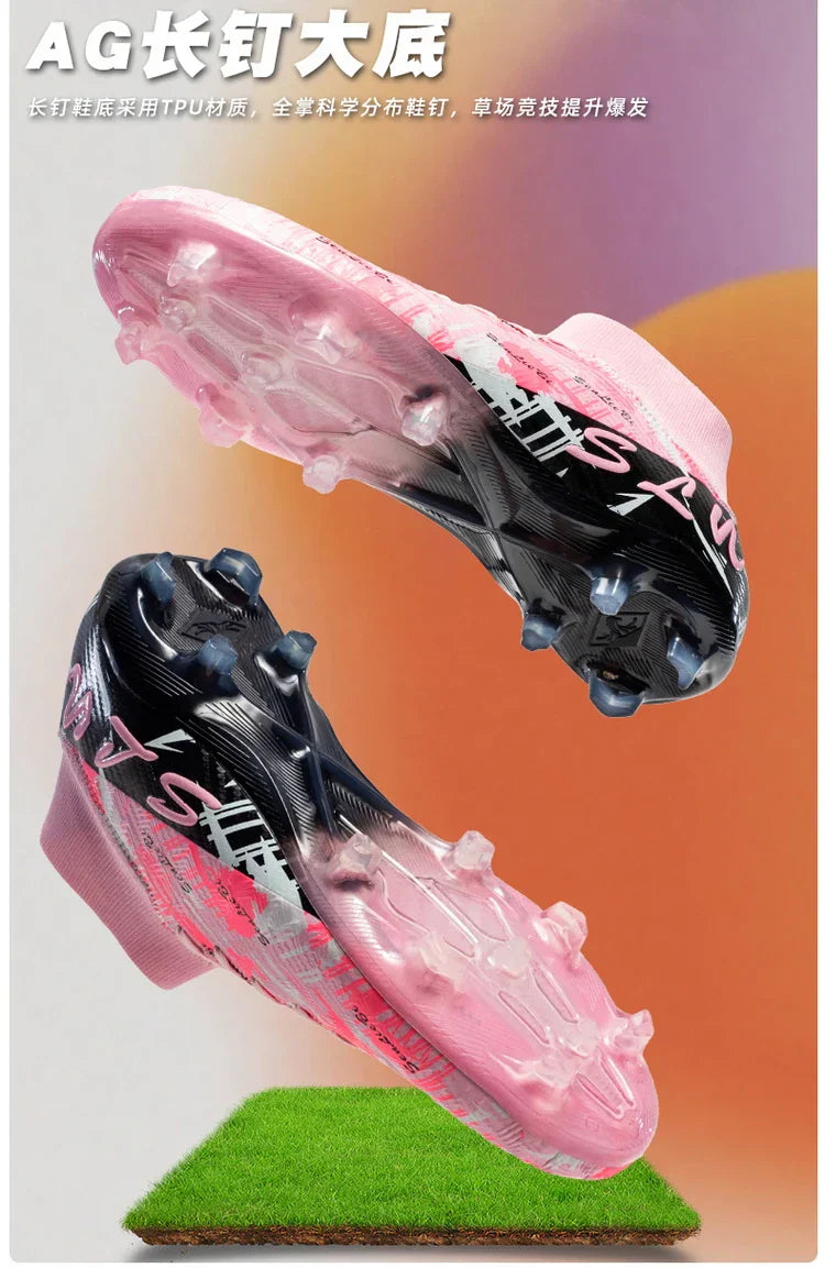 Professional Football Boots Men Soccer Shoes Society Football Cleats FG Lightweight Training Soccer Sneakers Outdoor Sports Shoe