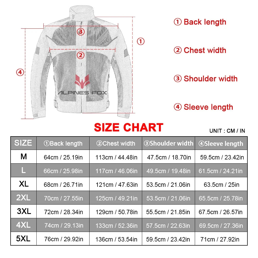 Summer Motorcycle Jacket Men's Motocross Jacket Motorcyclist Jacket Protective Gear Coat Racing Reflective Oxford Clothing M-5XL