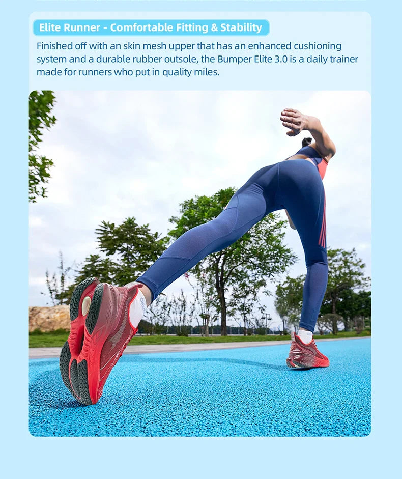 New Cushioning Running Shoes For Men Suitable Heavy Runners Lace Up Sports Women Non-slip Outdoor Athletic Male Sneakers
