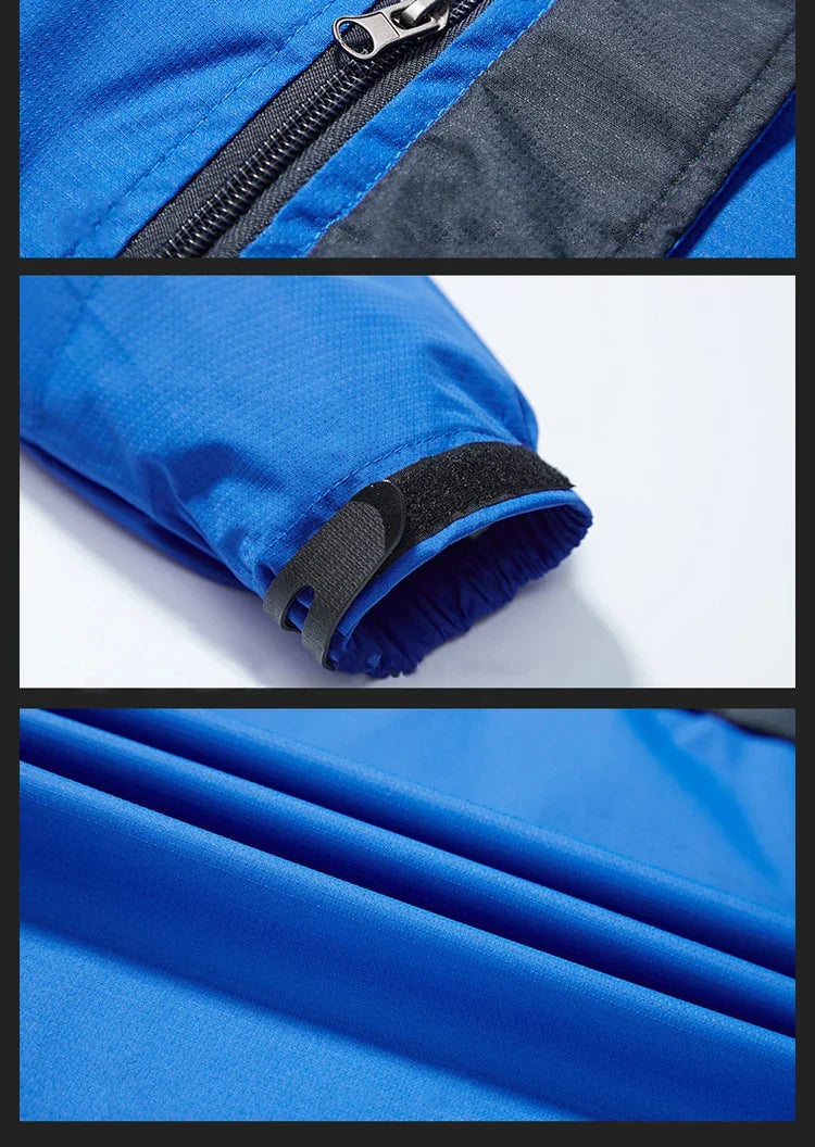 Men Autumn Jacket Outdoor Sports Hiking Coats Camping Hooded Windproof Water Resistant Rain Fishing Traveling Cloethes