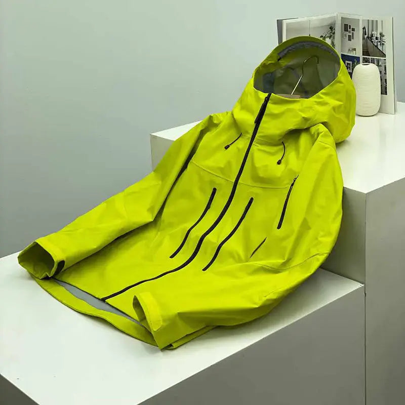 Outdoor Men's and Women's, Sports, Fishing, Mountaineering, Travel, Fashion, Camping, Leisure, Multicolor Hardshell Jacket