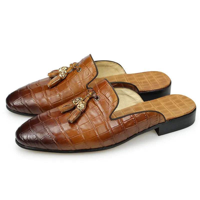 Luxury Genuine Leather Men Loafers Summer Casual Shoes Comfy Slip-on Fashion Drive footwear Boat Shoes Breathable Casual Shoes