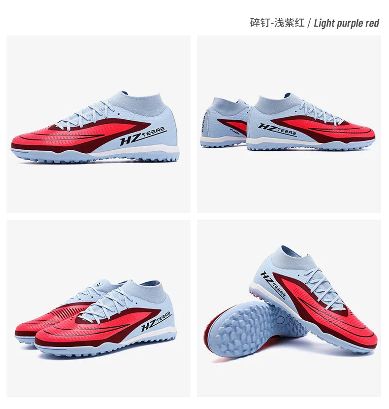 New Men Football Boots Training Breathable Cleats Adult Outdoor Non Slip Match Long Spikes Soccer Shoes Sport Boys Comfortable