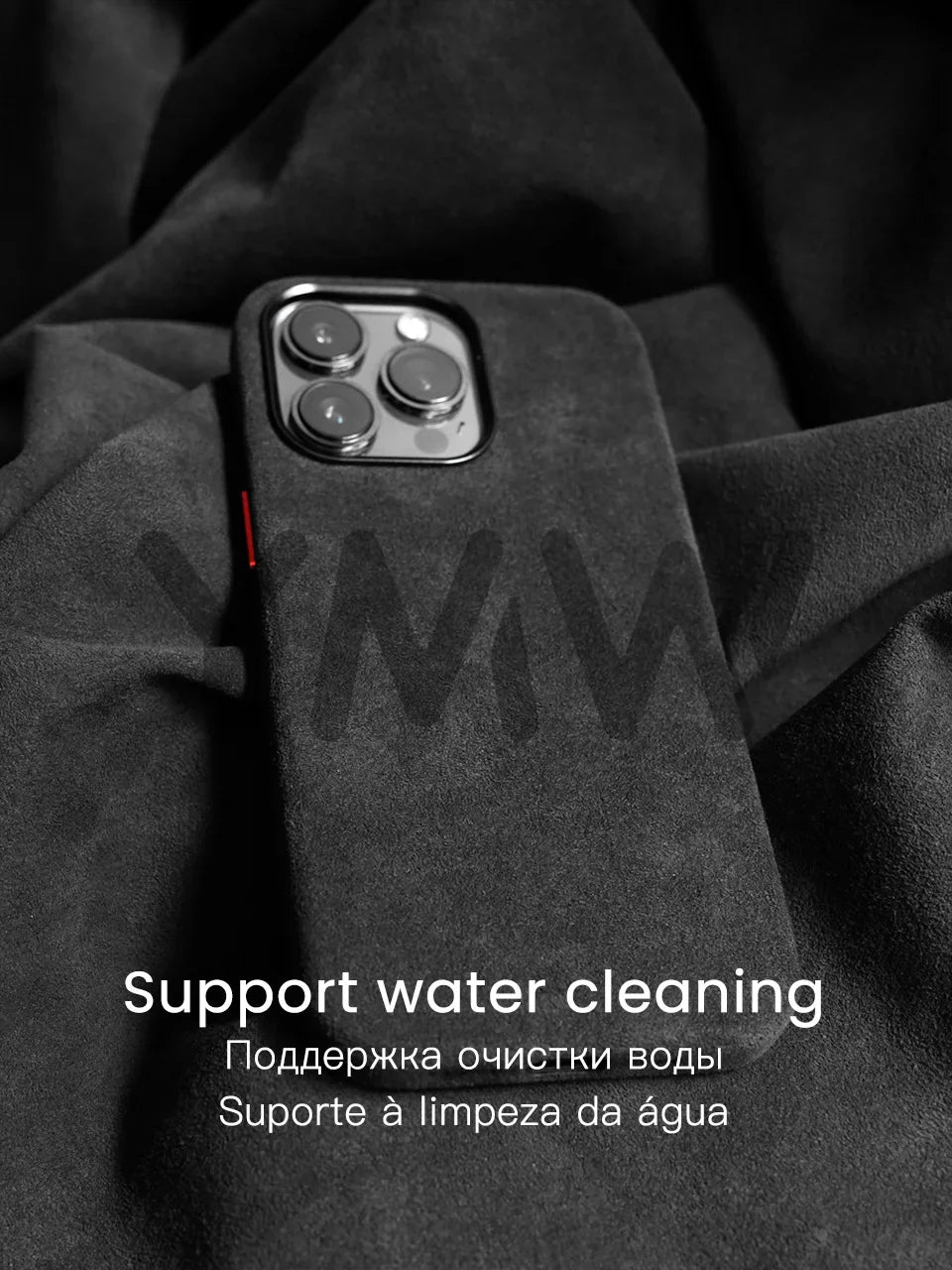 Magnetic ALCANTARA Case for iPhone 17 16 Pro Max 15 14 Luxury Suede Leather Supercar Phone Cases Camera Button Cover
