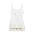 2025 Pleated Mini Dress Women Jumpsuit Backless Short Dresses for Women Straps Playsuit Dress Woman Party Women's Dress
