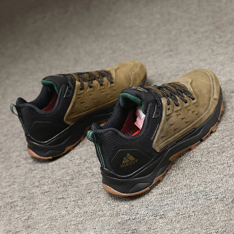 Latest Men's Hiking Shoes Wear-resistant Non-slip Outdoor Sneaker Rock Climbing Trekking Hunting Men Sports Suede Leather