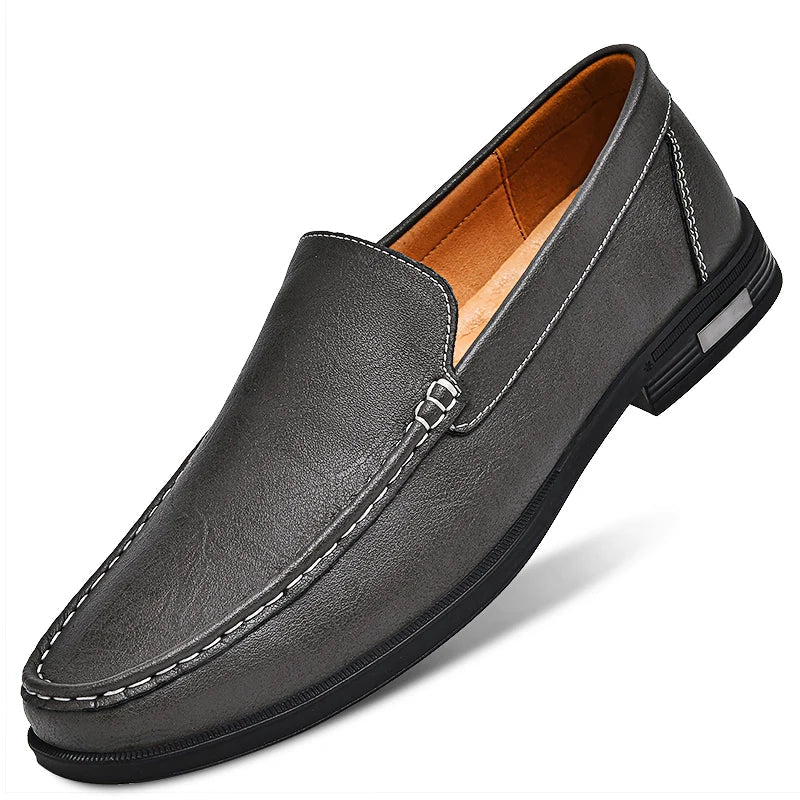 Male Comfy Walking Shoe Genuine Leather Slip on Mens Loafers New Trend Casual Shoes Men Designer Moccasins Hot Sale Drive Shoes