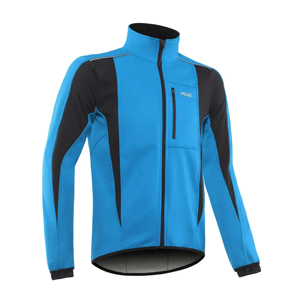 Winter Warm UP Cycling Jacket Breathable Bike Outerwear Windproof Waterproof Cycling Jacket