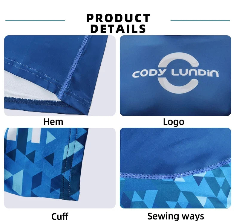 Popular Manufacturer Custom Sublimated Print Rashguard With Rubber Banding Hem Long Sleeves UV Sportswear Men Sport Gym T shirt