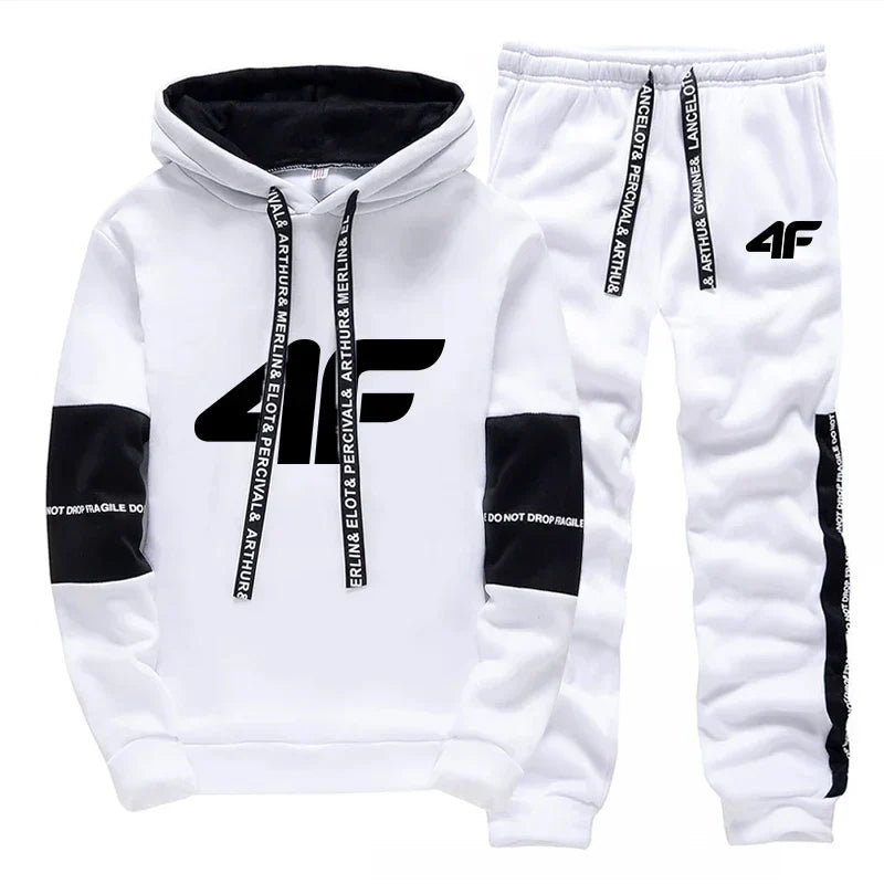 Hot Sale Men's Tracksuit Set or Single Hoodie And Sweatpants Loose Fit Casual Sportswear Soft & Comfortable for Outdoor Jogging