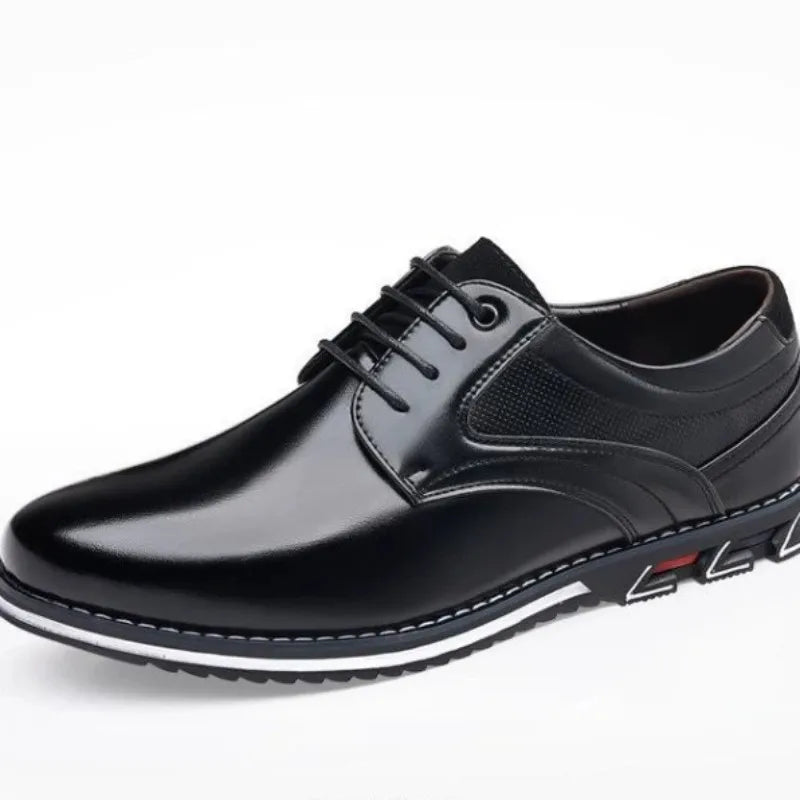 Fashion Leather Vintage Business Shoes Men Casual Leather dress wedding Shoe Outdoor Men Shoe Large Size 48 49 50 51 52 53 54