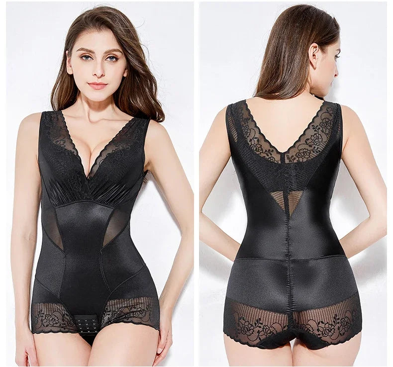 CXZD Women Bodysuits Shapewear Control Waist Trainer Body Shaper Slimming Underwear Tummy Trimmer Postpartum Rompers Butt Lifter