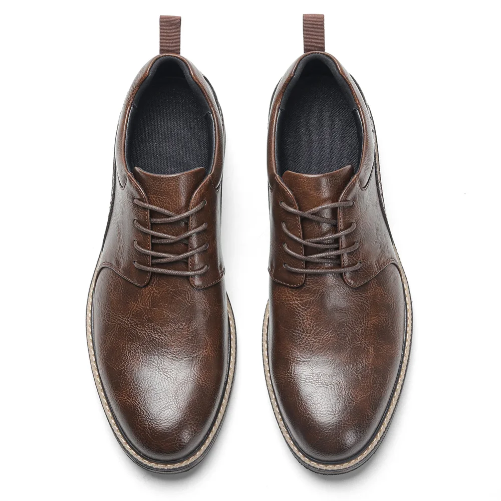 40~46 Leather Shoes Men Fashion Brand Comfortable 2024 Casual Shoes Men