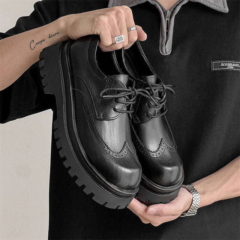 Brand Man Shoes Formal Green Glossy Leather Shoes for Men Lace Up Oxfords for Male Wedding Party Office Business Casual Shoe Men