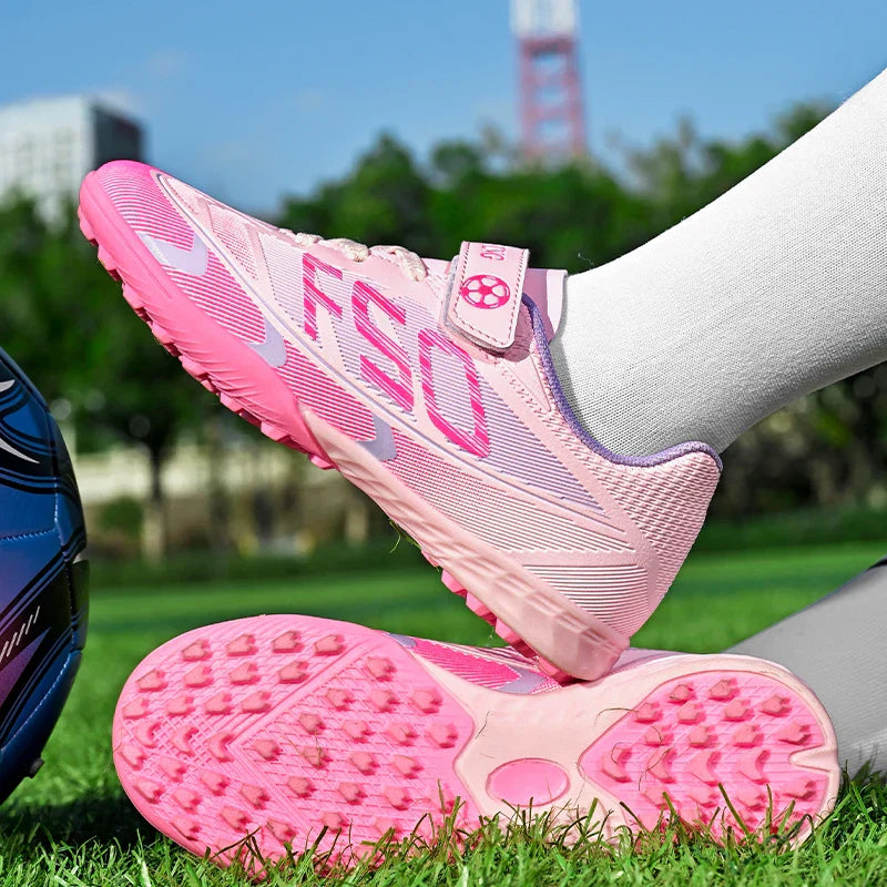 New Kid Match Boys Football Boots Professional Non-Slip Sneakers Match Soccer Shoes Sports Shoes Outdoor Comfortable Unisex