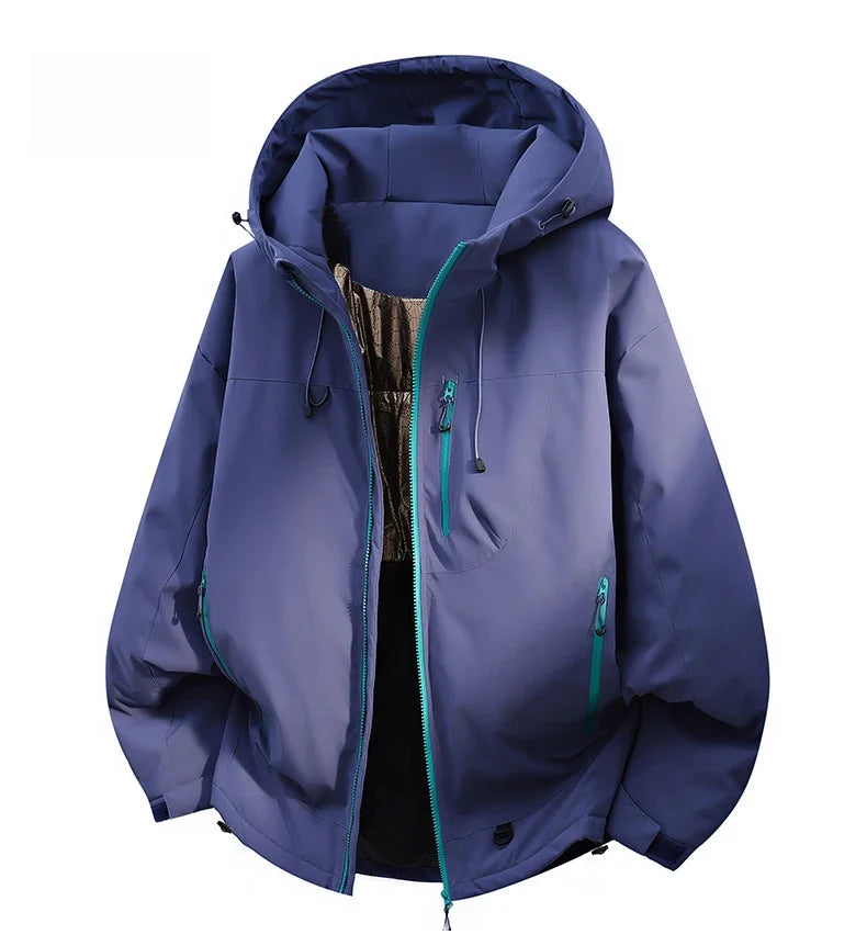 Winter Jacket Thicker Warm Waterproof Windproof Warm Casual Sports Jacket Men Women Sport Hiking Running Hooded Casual Warm Coat