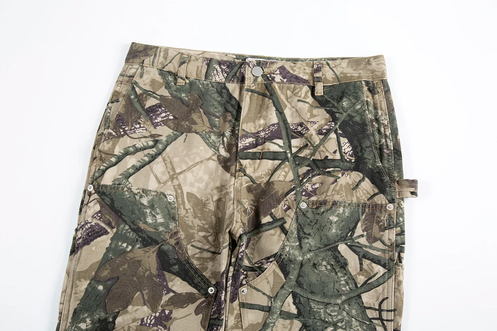 High Street Leaf Camouflage Logging Pants for Men
