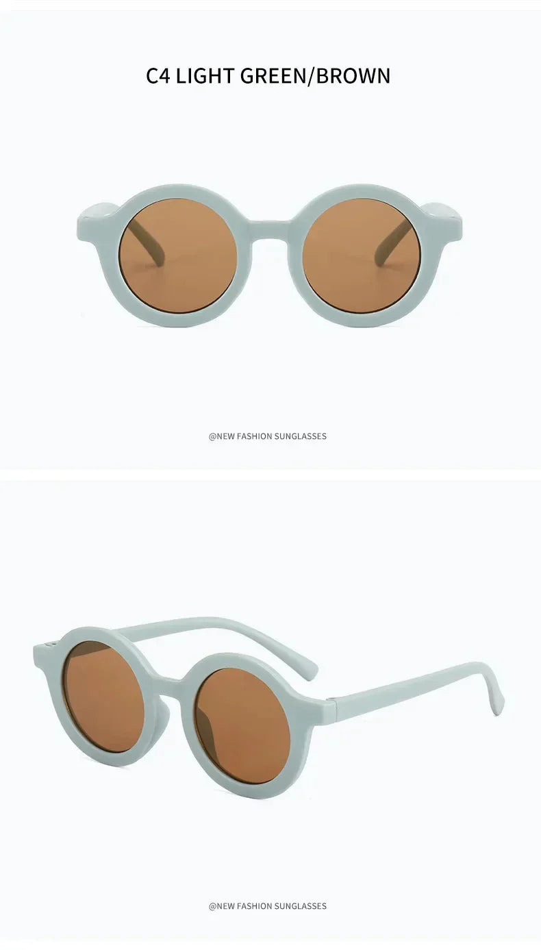 2024 new children's sunglasses yuanchaotong UV400 plastic  glasses  sunglasses