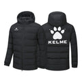 Winter Men's Cotton Jacket Hooded Short Warm Coat Training Sports Team Uniform Women Padded Outwear 8261MF1013