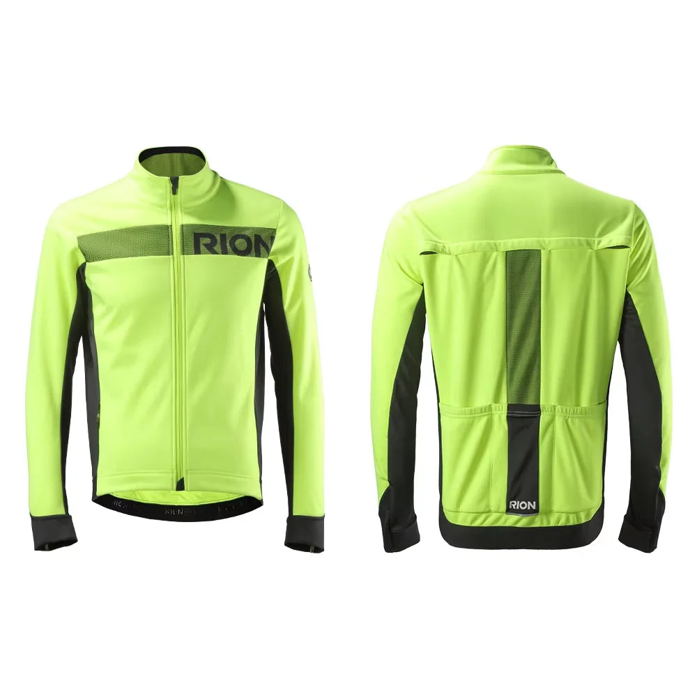 Cycling Jackets Men's Coats Winter Thermal Fleece Windbreaker Waterproof MTB Bicycle Clothing Bike Jacket Motorcycle Riding
