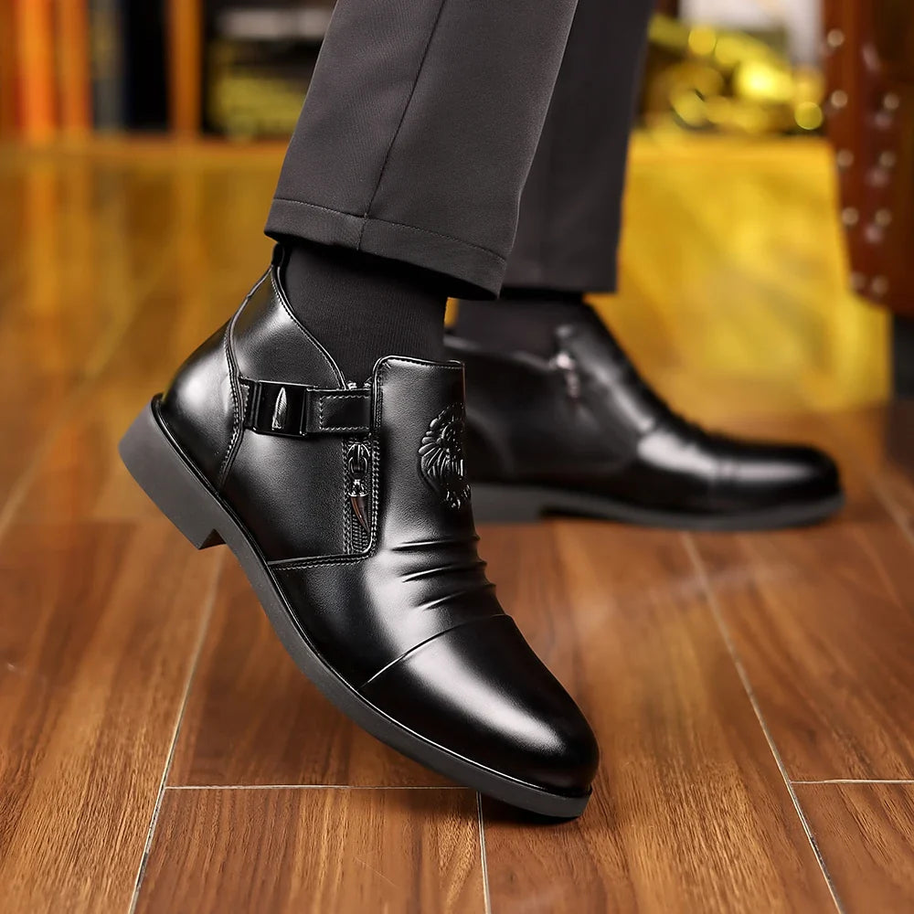 Men’s Lightweight Casual Chukka Ankle Boots – Breathable Lace-Up Walking Footwear