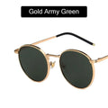 Fashion Glasses Fishing Metal Frame Shades Round Sun Glasses Women's Eyewear Women Men Sunglasses
